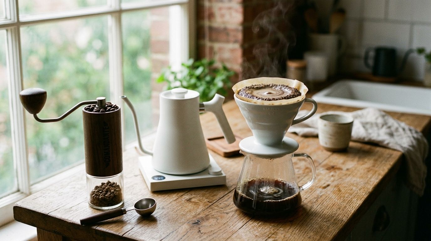 coffee brewing setup in morning 202608161239
