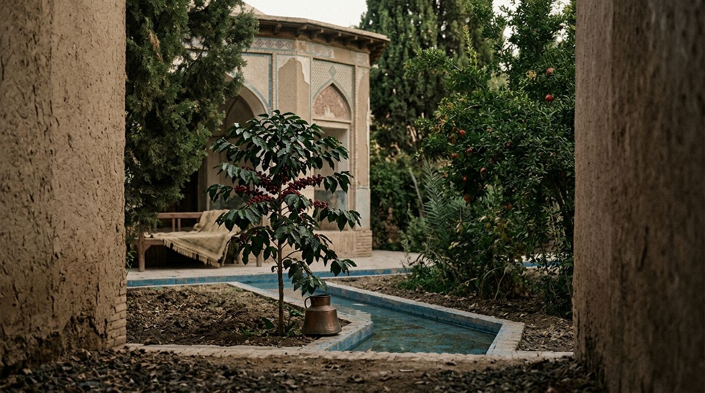 باغ مخفی قهوه قاجار